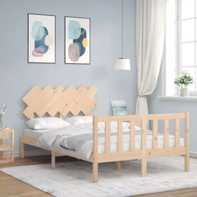 Slika vidaXL Bed Frame without Mattress 120x200 cm Solid Wood Pine