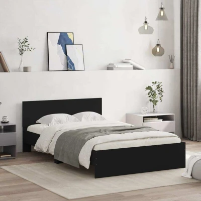 Slika vidaXL Bed Frame without Mattress Black 120x200 cm